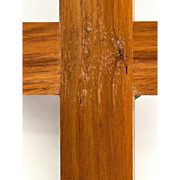 Wooden Crucifix Cross Last Rites Sick Call Candles Holy Water Bottle Vintage EUC - Picture 11 of 16